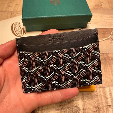 goyard saint-sulpice card wallet|goyard card holder price paris.